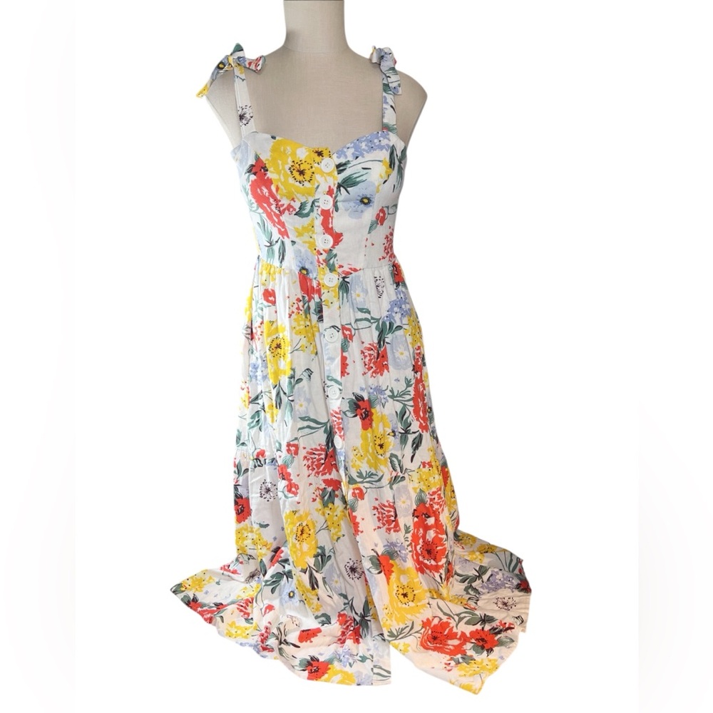 Urban Outfitters Floral Midi Dress - Multicolor